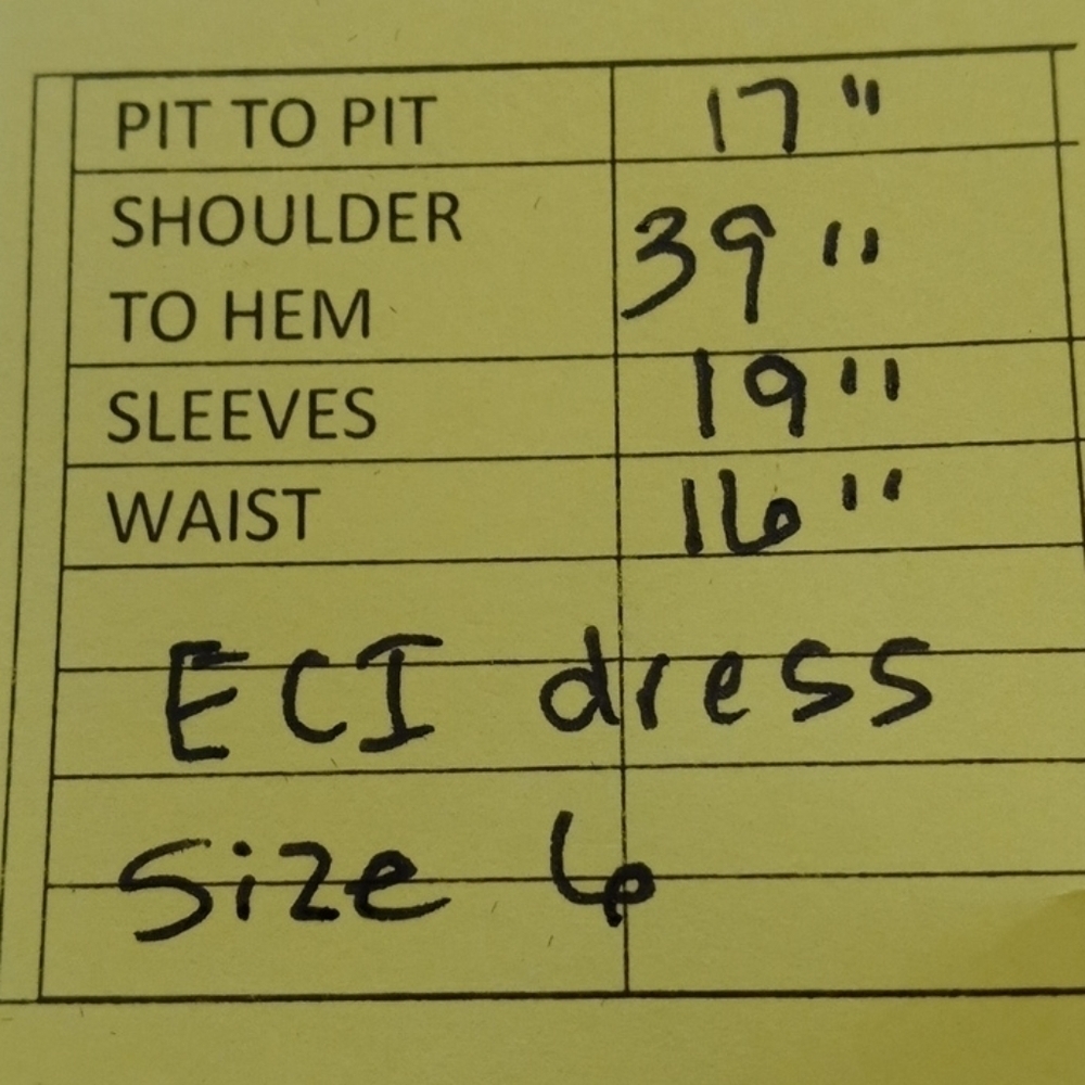 NWT ECI dress stretch size 6 - Picture 17 of 17